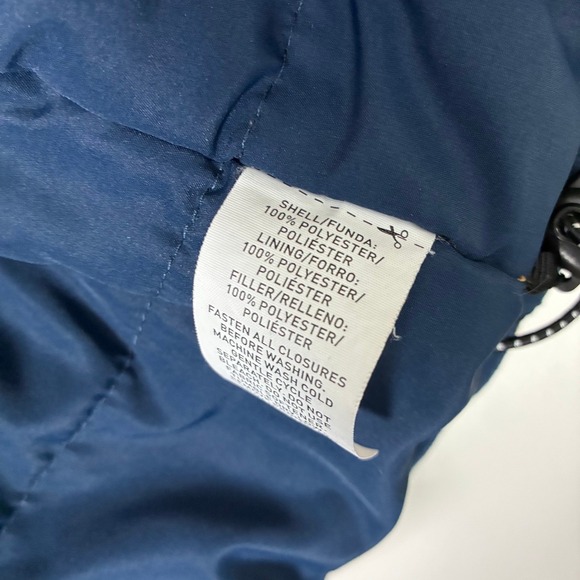 SWISS TECH Two Tone Hooded Winter Jacket Men's Medium Snow Outdoors Gorpcore - Picture 7 of 7